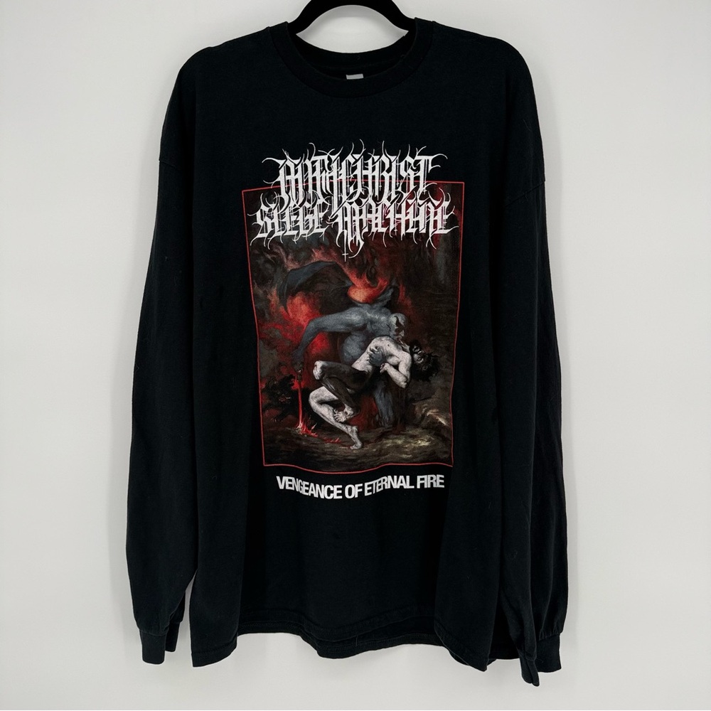 Official Antichrist Seige Machine Longsleeve Vengeance of Eternal Fire 2XL